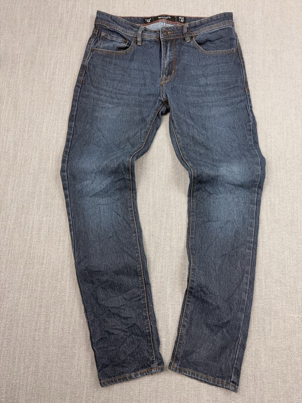 MBX Denim Los Angeles Jeans Men’s 32x32 Slim Stretch Dark Wash Denim